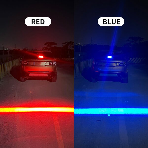 Red and blue color contrast