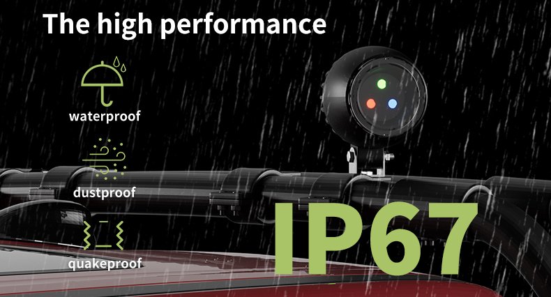 Support IP67 waterproof