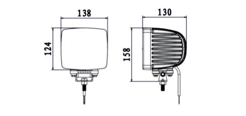 LED spotlights for trucks Product Introduction