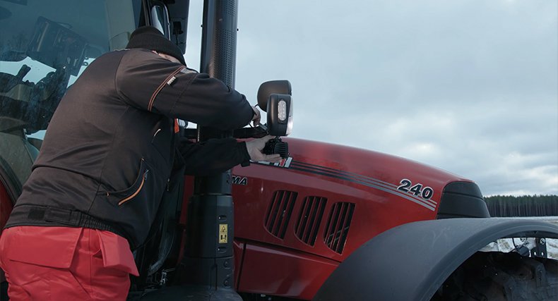 LED Tractor Lights installation demonstration