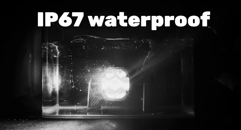 LED off road lights support IP67 waterproof