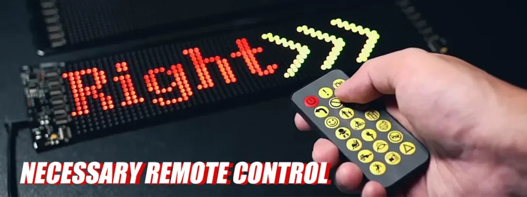 LED Car Message Board Remote Control Change Theme