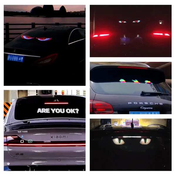 car rear window message board​