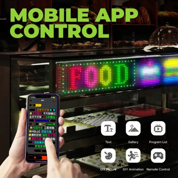 led message board car