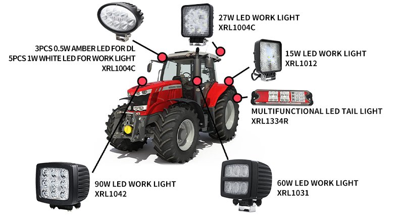 tractor led lights series lighting fixtures