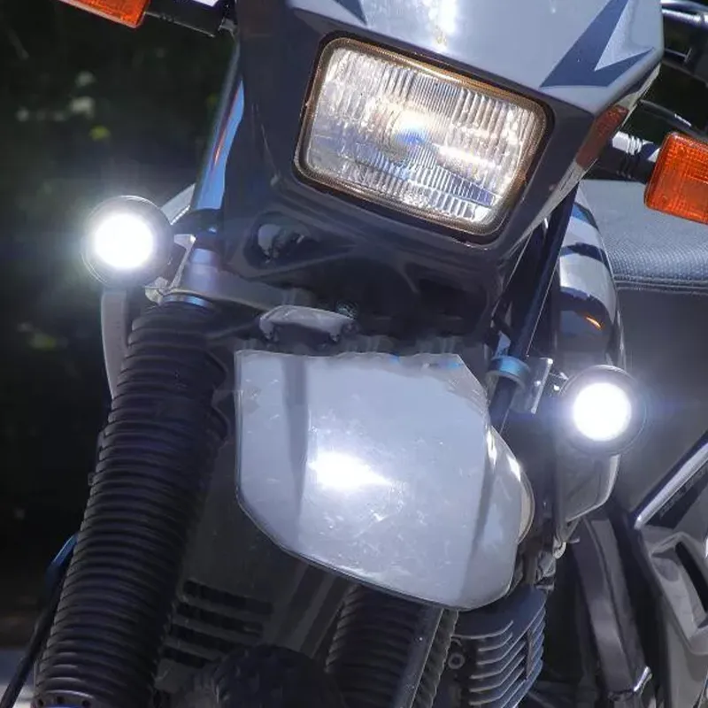 Installation effect of motorcycle auxiliary lights
