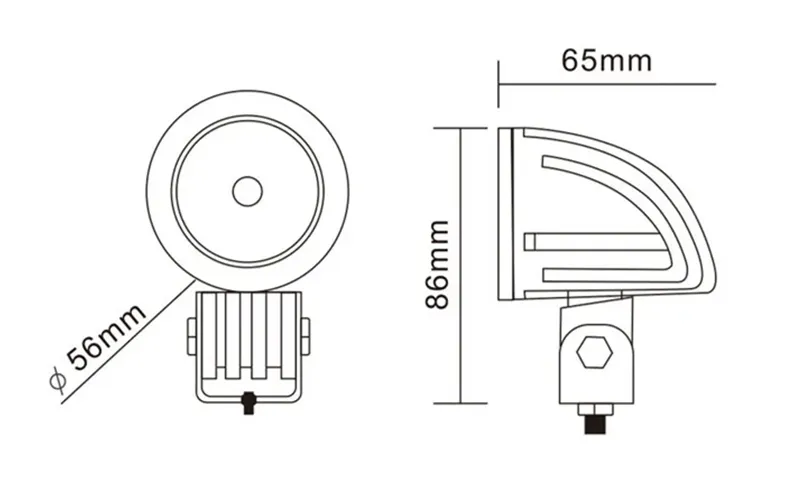 Motorcycle auxiliary lights Product parameter details