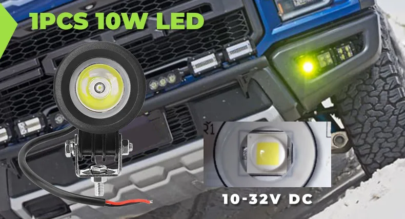 Motorcycle auxiliary lights high quality lamp beads