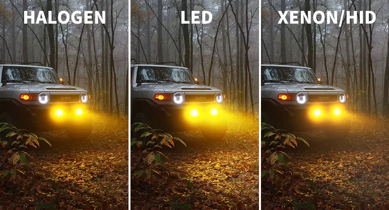 Types of car fog lights