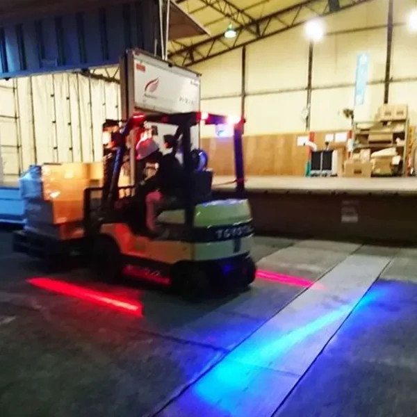 Forklift safety light effect display 2