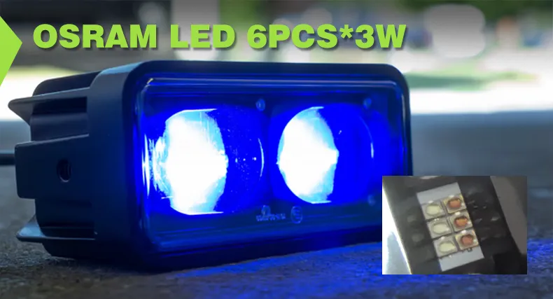 Forklift safety lights use OSRAM lamp beads