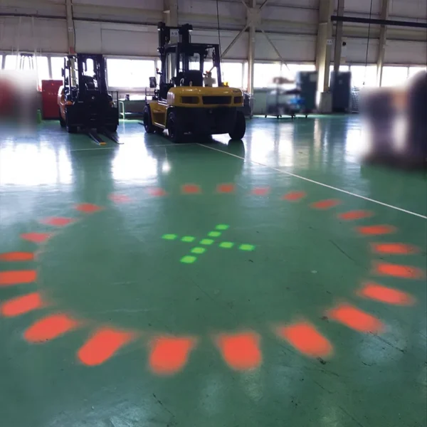 Overhead Crane Warning Lights Effect Display 1