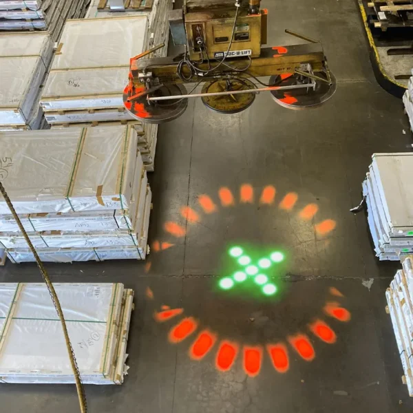 Overhead Crane Warning Lights Effect Display 2