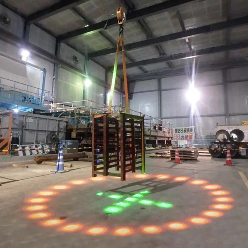 Overhead Crane Warning Lights Effect Display