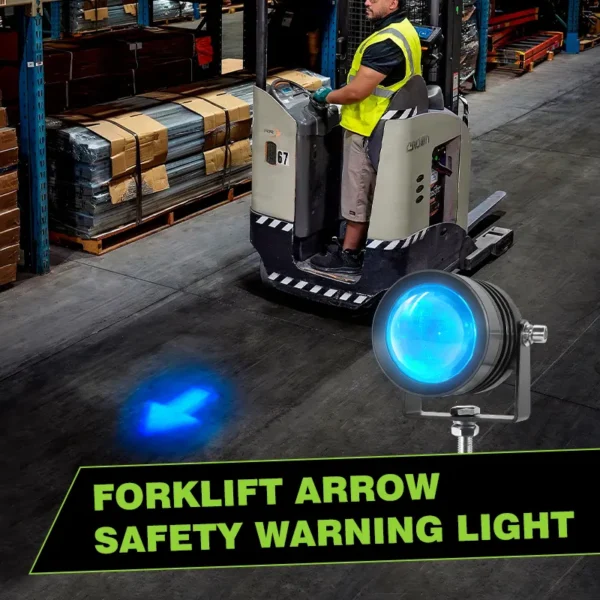 forklift blue arrow light​