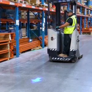 forklift blue arrow light​ effect display