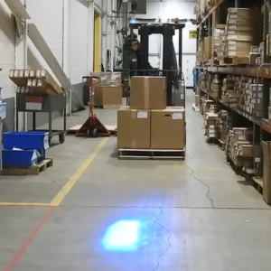 forklift blue light​ lighting effect 1