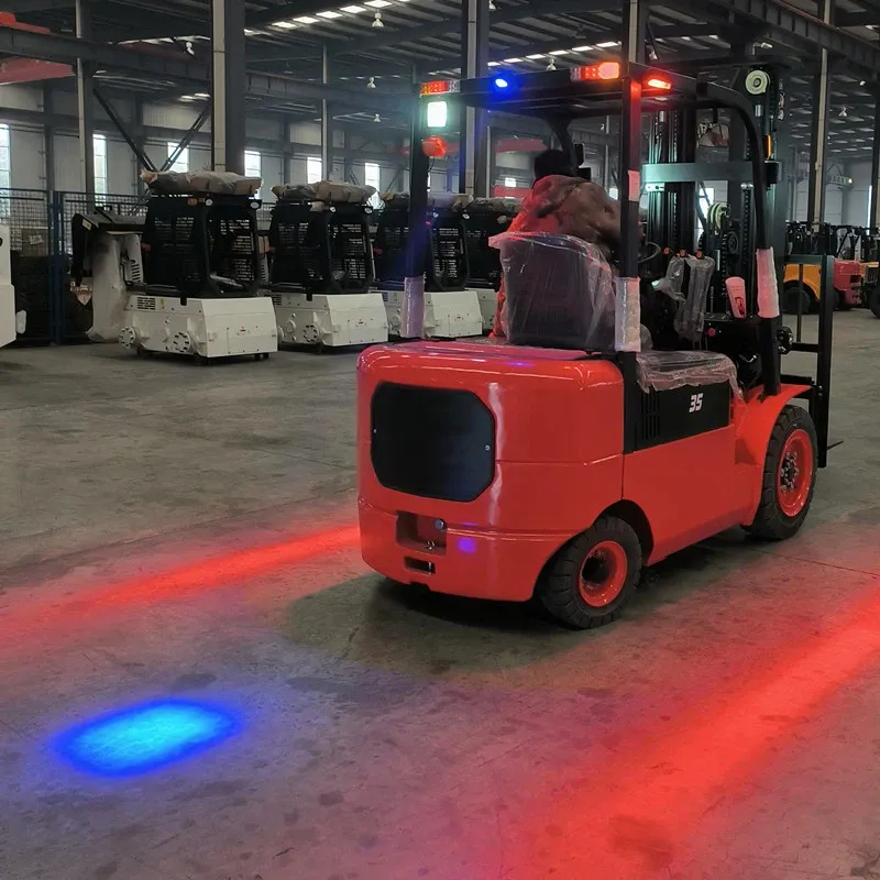 forklift blue light​ lighting effect