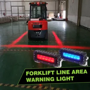 forklift red zone light