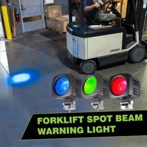 forklift truck blue light