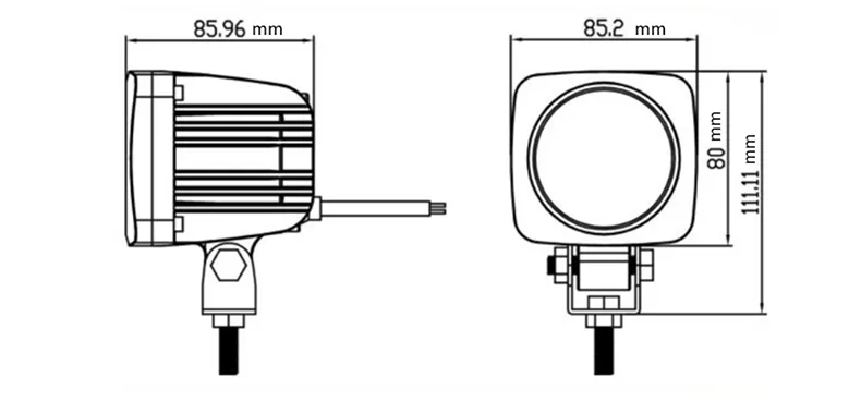 forklift truck blue light parameters