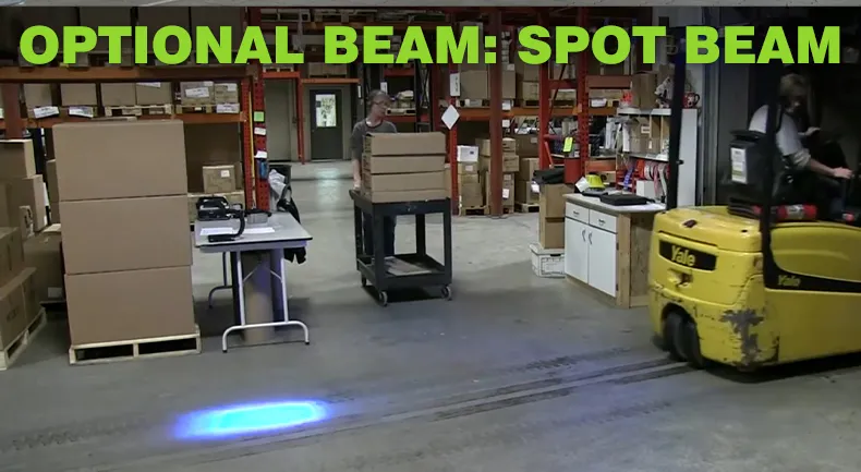 forklift truck blue light spot