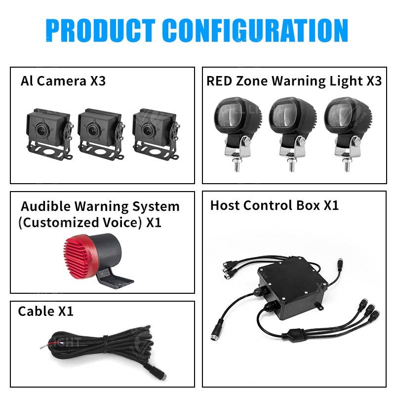 Forklift safety monitoring system
